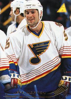 #188 Jeff Norton - St. Louis Blues - 1995-96 Pinnacle Hockey
