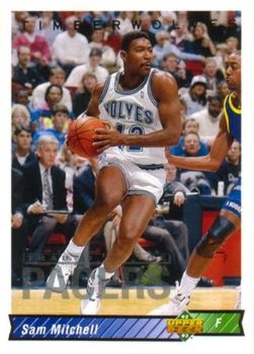#188 Sam Mitchell - Indiana Pacers - 1992-93 Upper Deck Basketball