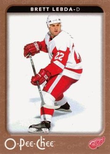 #188 Brett Lebda - Detroit Red Wings - 2006-07 O-Pee-Chee Hockey