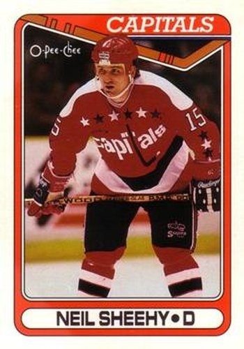 #188 Neil Sheehy - Washington Capitals - 1990-91 O-Pee-Chee Hockey