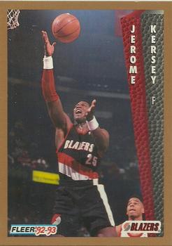 #188 Jerome Kersey - Portland Trail Blazers - 1992-93 Fleer Basketball