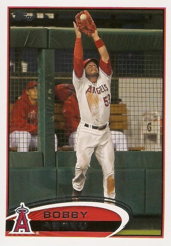 #188 Bobby Abreu - Los Angeles Angels - 2012 Topps Baseball