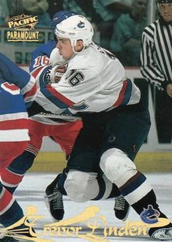 #188 Trevor Linden - Vancouver Canucks - 1997-98 Pacific Paramount Hockey