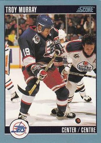 #189 Troy Murray - Winnipeg Jets - 1992-93 Score Canadian Hockey