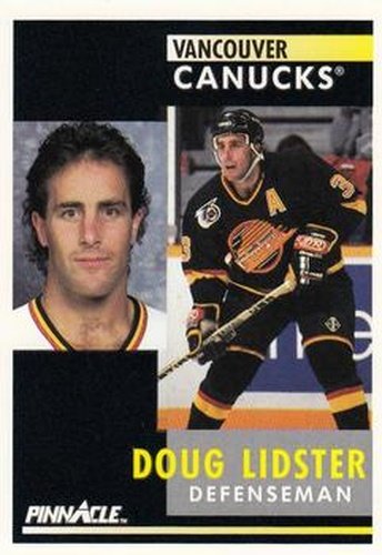 #189 Doug Lidster - Vancouver Canucks - 1991-92 Pinnacle Hockey