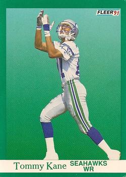#189 Tommy Kane - Seattle Seahawks - 1991 Fleer Football
