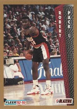 #189 Robert Pack - Portland Trail Blazers - 1992-93 Fleer Basketball