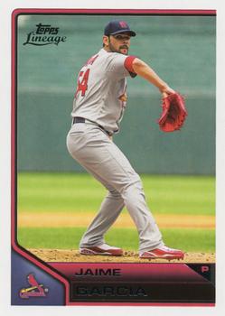 #189 Jaime Garcia - St. Louis Cardinals - 2011 Topps Lineage Baseball