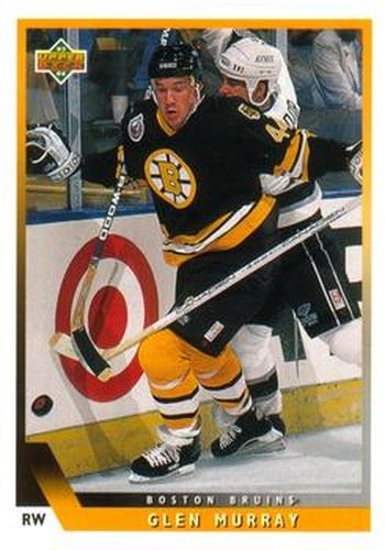 #189 Glen Murray - Boston Bruins - 1993-94 Upper Deck Hockey