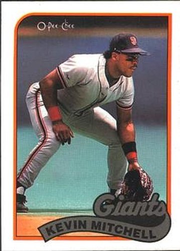 #189 Kevin Mitchell - San Francisco Giants - 1989 O-Pee-Chee Baseball