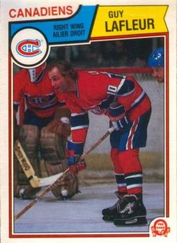 #189 Guy Lafleur - Montreal Canadiens - 1983-84 O-Pee-Chee Hockey