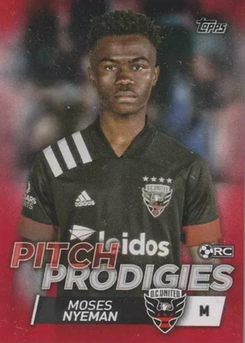 #189 Moses Nyeman - D.C. United - 2020 Topps MLS Soccer