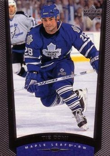 #189 Tie Domi - Toronto Maple Leafs - 1998-99 Upper Deck Hockey