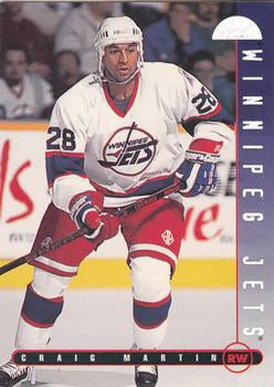 #189 Craig Martin - Winnipeg Jets - 1995-96 Leaf Hockey