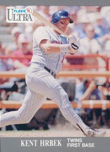 #189 Kent Hrbek - Minnesota Twins - 1991 Ultra Baseball