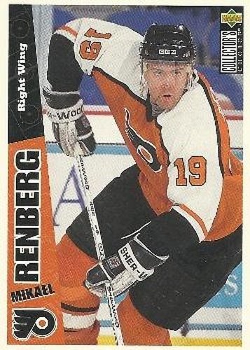 #189 Mikael Renberg - Philadelphia Flyers - 1996-97 Collector's Choice Hockey