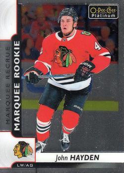 #189 John Hayden - Chicago Blackhawks - 2017-18 O-Pee-Chee Platinum Hockey