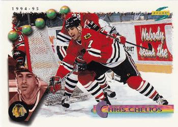 #189 Chris Chelios - Chicago Blackhawks - 1994-95 Score Hockey