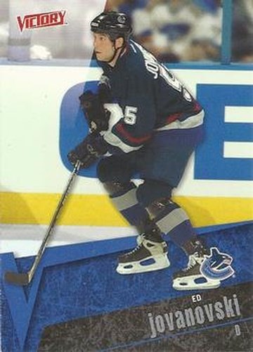 #189 Ed Jovanovski - Vancouver Canucks - 2003-04 Upper Deck Victory Hockey