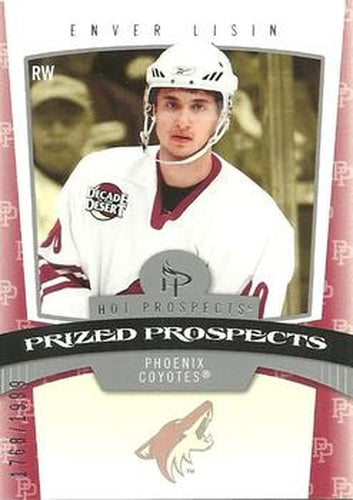 #189 Enver Lisin - Phoenix Coyotes - 2006-07 Fleer Hot Prospects Hockey