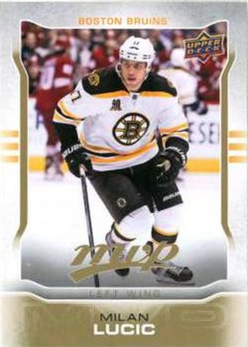 #189 Milan Lucic - Boston Bruins - 2014-15 Upper Deck MVP Hockey