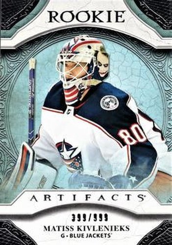 #RED189 Matiss Kivlenieks - Columbus Blue Jackets - 2020-21 Upper Deck Artifacts Hockey