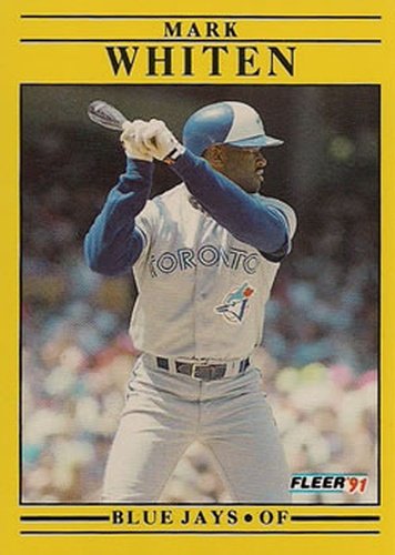 #189 Mark Whiten - Toronto Blue Jays - 1991 Fleer Baseball