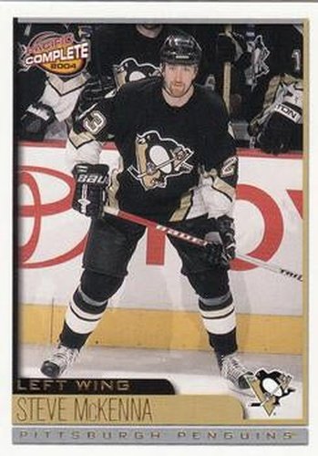 #189 Steve McKenna - Pittsburgh Penguins - 2003-04 Pacific Complete Hockey