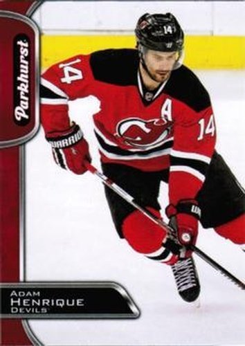#189 Adam Henrique - New Jersey Devils - 2016-17 Parkhurst - Red Hockey