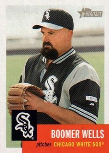 #189 Boomer Wells - Chicago White Sox - 2002 Topps Heritage Baseball