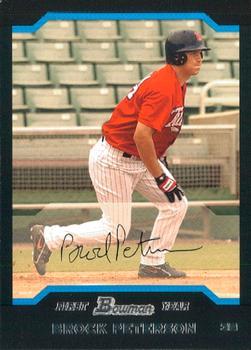 #189 Brock Peterson - Minnesota Twins - 2004 Bowman Baseball