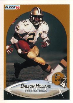 #189 Dalton Hilliard - New Orleans Saints - 1990 Fleer Football