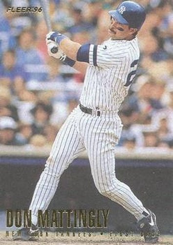 #189 Don Mattingly - New York Yankees - 1996 Fleer Baseball