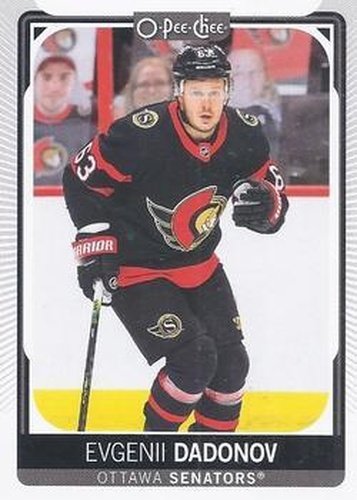 #189 Evgenii Dadonov - Ottawa Senators - 2021-22 O-Pee-Chee Hockey