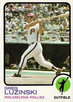 #189 Greg Luzinski - Philadelphia Phillies - 1973 Topps Baseball