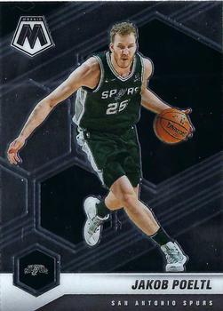 #189 Jakob Poeltl - San Antonio Spurs - 2020-21 Panini Mosaic Basketball