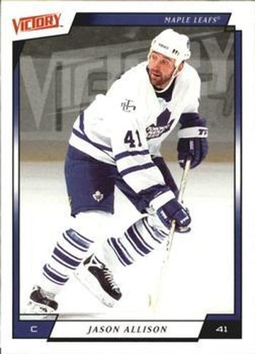 #189 Jason Allison - Toronto Maple Leafs - 2006-07 Upper Deck Victory Hockey
