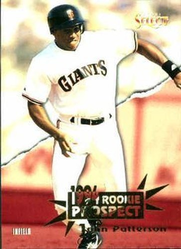 #189 John Patterson - San Francisco Giants - 1994 Select Baseball