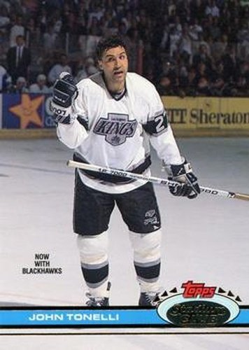 #189 John Tonelli - Chicago Blackhawks - 1991-92 Stadium Club Hockey