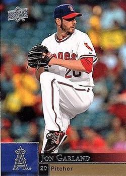 #189 Jon Garland - Los Angeles Angels - 2009 Upper Deck Baseball