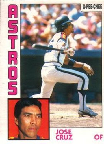 #189 Jose Cruz - Houston Astros - 1984 O-Pee-Chee Baseball