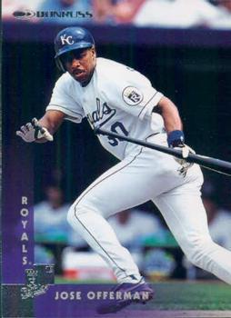 #189 Jose Offerman - Kansas City Royals - 1997 Donruss Baseball