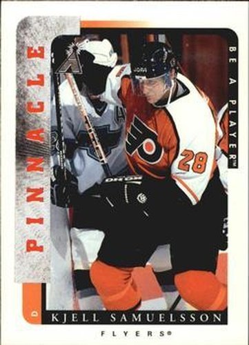 #189 Kjell Samuelsson - Philadelphia Flyers - 1996-97 Pinnacle Be a Player Hockey