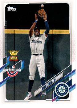 #189 Kyle Lewis - Seattle Mariners - 2021 Topps Opening Day Baseball