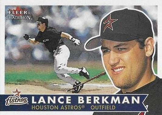 #189 Lance Berkman - Houston Astros - 2001 Fleer Tradition Baseball