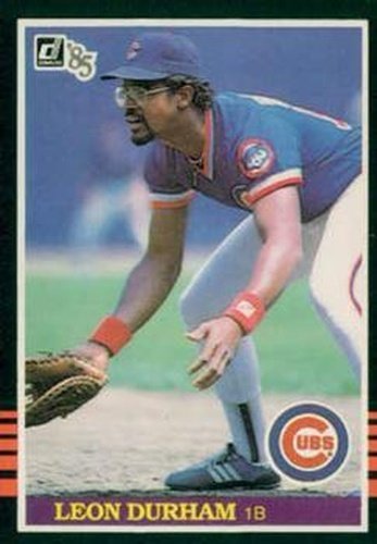 #189 Leon Durham - Chicago Cubs - 1985 Donruss Baseball