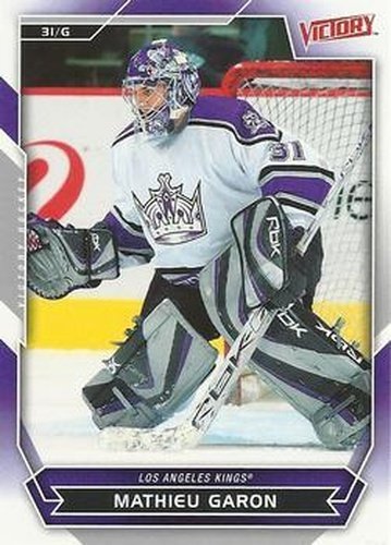 #189 Mathieu Garon - Los Angeles Kings - 2007-08 Upper Deck Victory Hockey