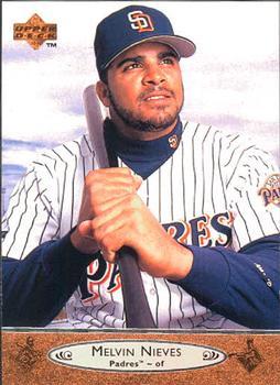 #189 Melvin Nieves - San Diego Padres - 1996 Upper Deck Baseball