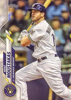 #189 Mike Moustakas - Milwaukee Brewers - 2020 Topps Baseball