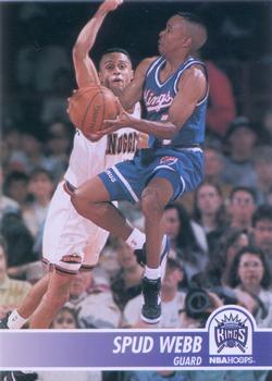 #189 Spud Webb - Sacramento Kings - 1994-95 Hoops Basketball